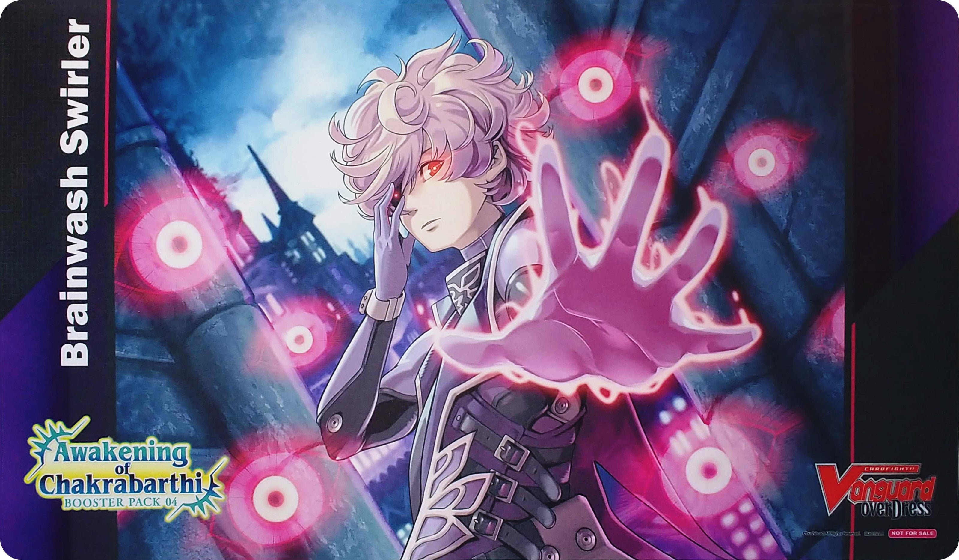 Image for Cardfight!! Vanguard overDress Preorder Playmat: Awakening of Chakrabarthi - Brainwash Swirler - Playmats