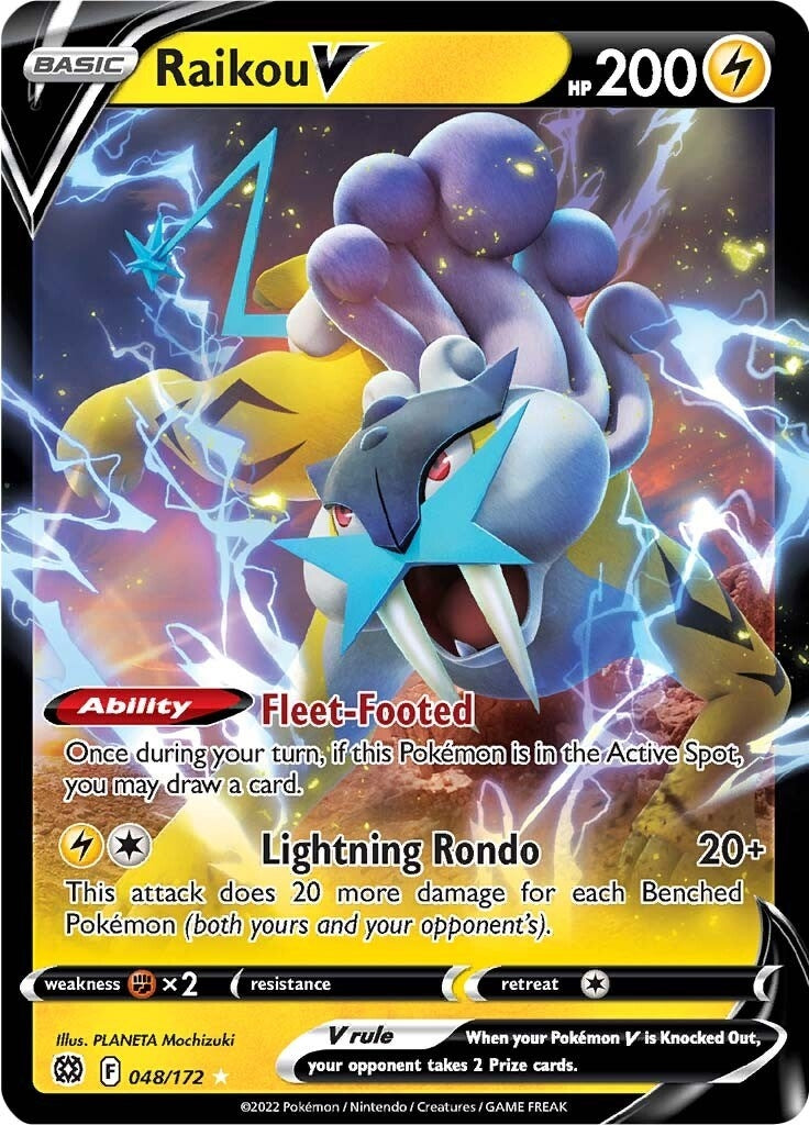 Raikou V (048/172) (SWSH09: Brilliant Stars)