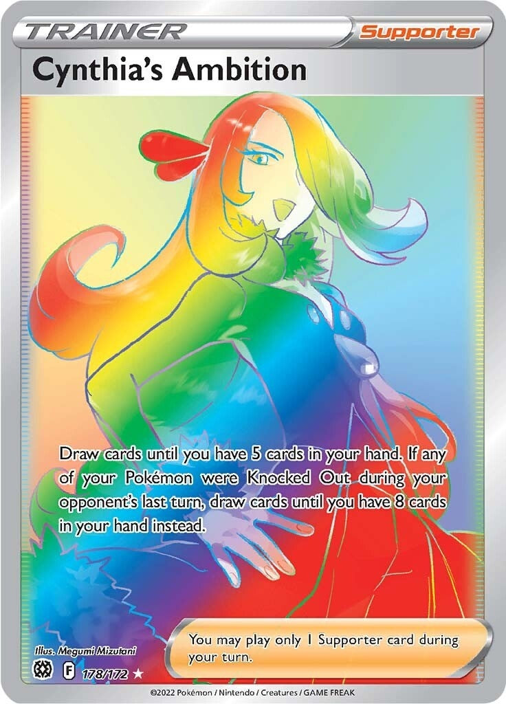 Cynthia's Ambition (Secret) (178/172) (SWSH09: Brilliant Stars) - PokeBox USA
