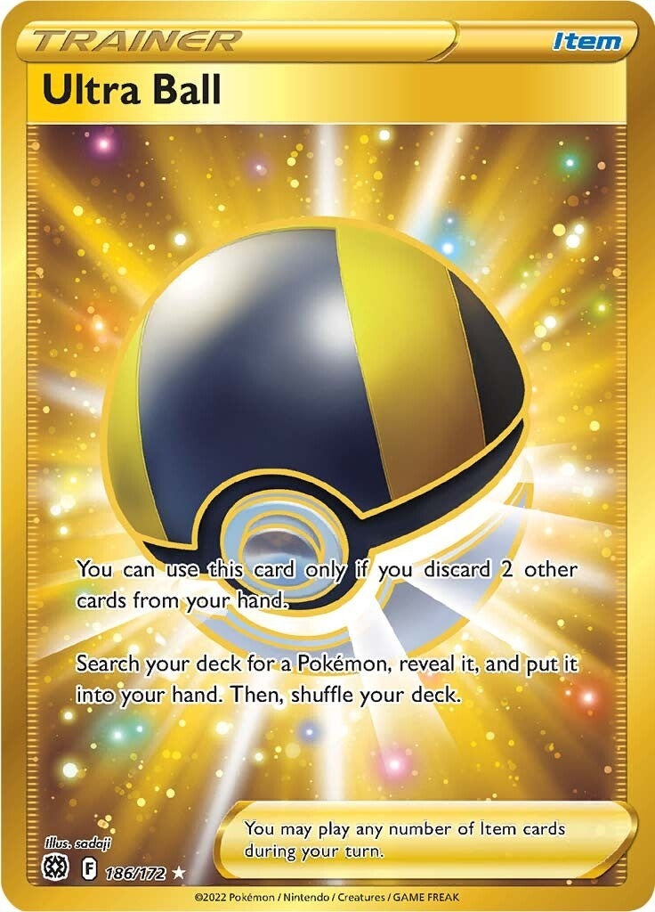 Ultra Ball (Secret) (186/172) (SWSH09: Brilliant Stars)
