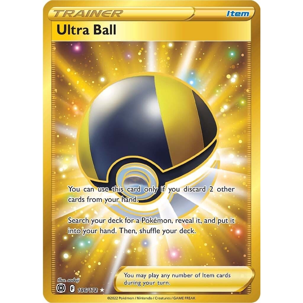 Ultra Ball (Secret) (186/172) (SWSH09: Brilliant Stars) - PokeBox USA