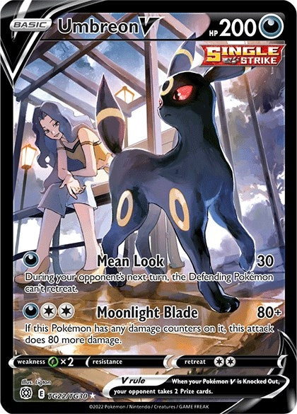 Umbreon V (TG22/TG30) (SWSH09: Brilliant Stars Trainer Gallery)
