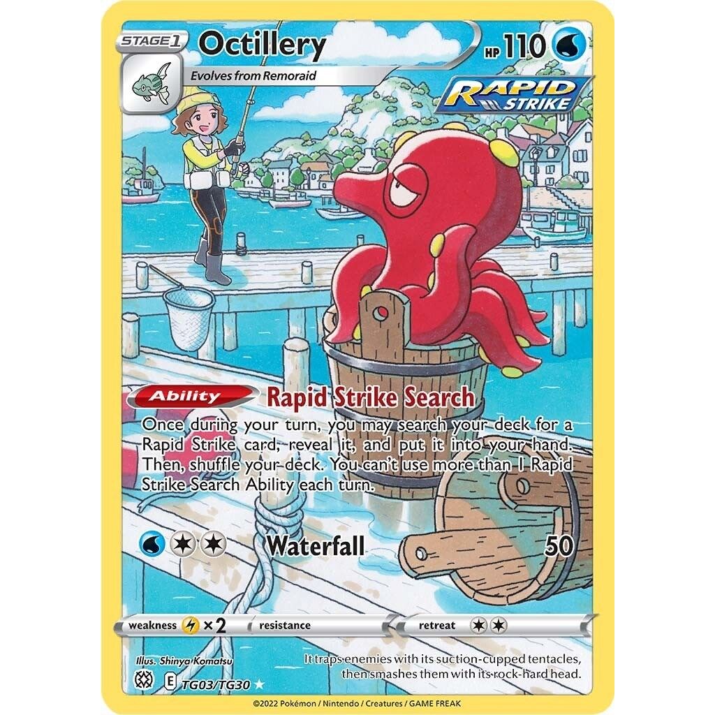 Octillery (TG03/TG30) (SWSH09: Brilliant Stars Trainer Gallery) - PokeBox USA