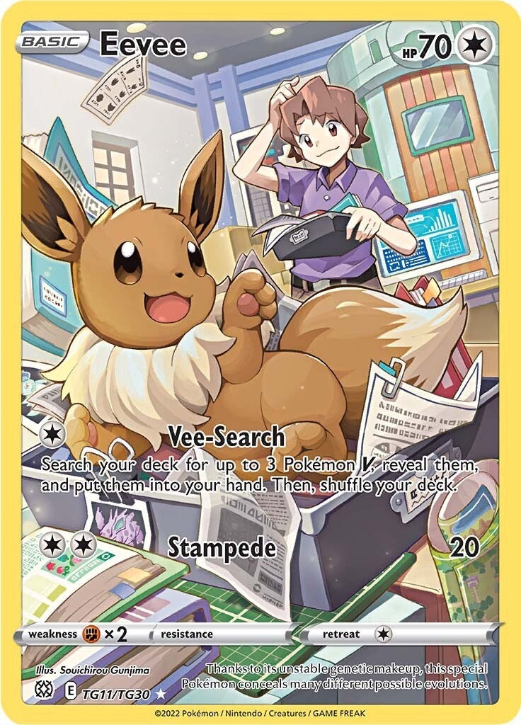 Eevee (TG11/TG30) (SWSH09: Brilliant Stars Trainer Gallery)