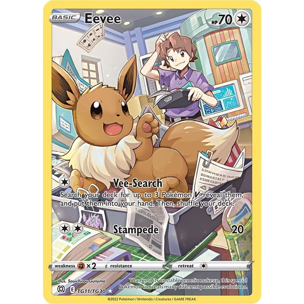 Eevee (TG11/TG30) (SWSH09: Brilliant Stars Trainer Gallery) - PokeBox USA