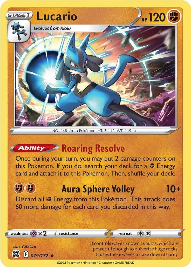 Image for Lucario (079/172) (Deck Exclusives) (PR) - Pokemon