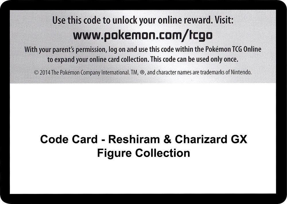 Image for Code Card - Reshiram & Charizard GX Figure Collection (SM - Unbroken Bonds) (SM10) - Pokemon