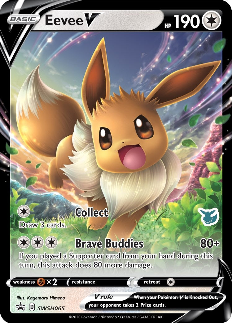 Image for Eevee V - SWSH065 (Eevee Stamped) (SWSH065) (Battle Academy 2022) (BA22) - Pokemon