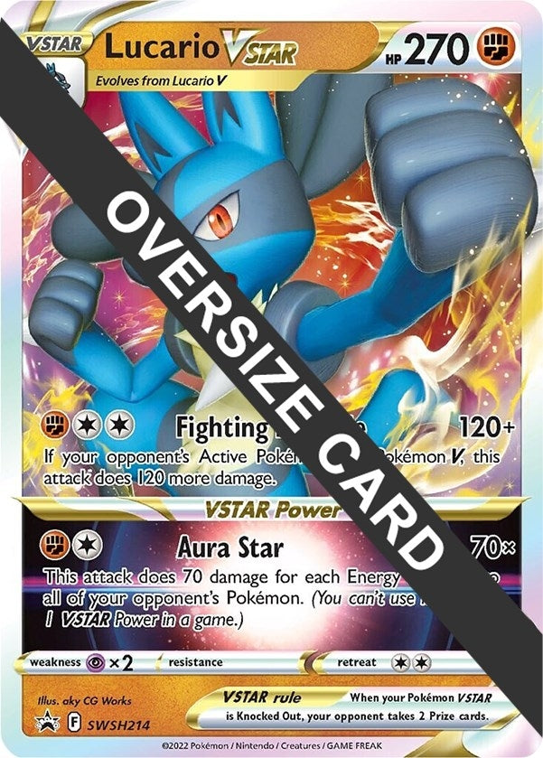 Image for Lucario VSTAR - SWSH214 (SWSH214) (Jumbo Cards) (PR) - Pokemon