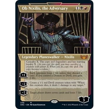 Ob Nixilis, the Adversary (Showcase) (348) (Streets of New Capenna) - PokeBox USA