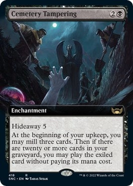 Cemetery Tampering (Extended Art) (418) (Streets of New Capenna)