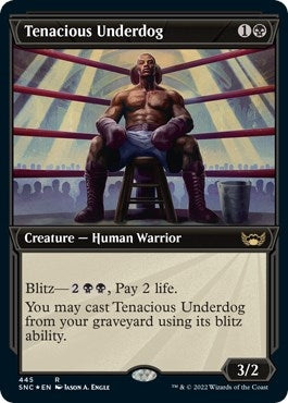Tenacious Underdog (Showcase) (Foil Etched) (445) (Streets of New Capenna)