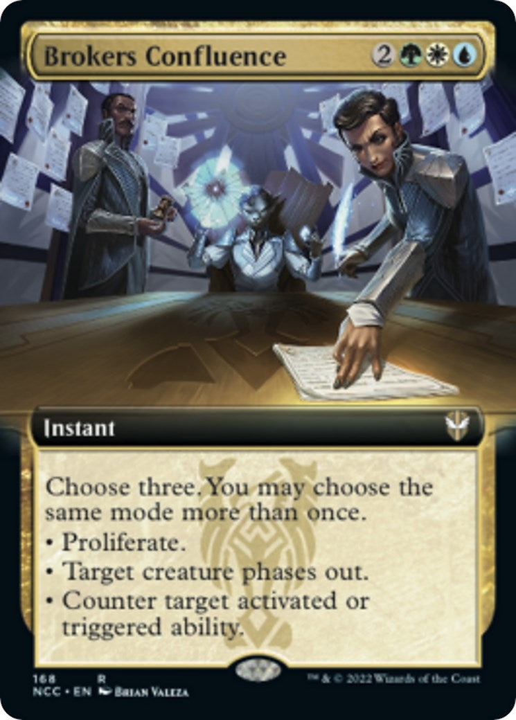 Brokers Confluence (Extended Art) (168) (Streets of New Capenna)