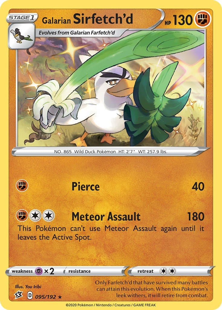 Image for Galarian Sirfetch'd (095/192) (Deck Exclusives) (PR) - Pokemon