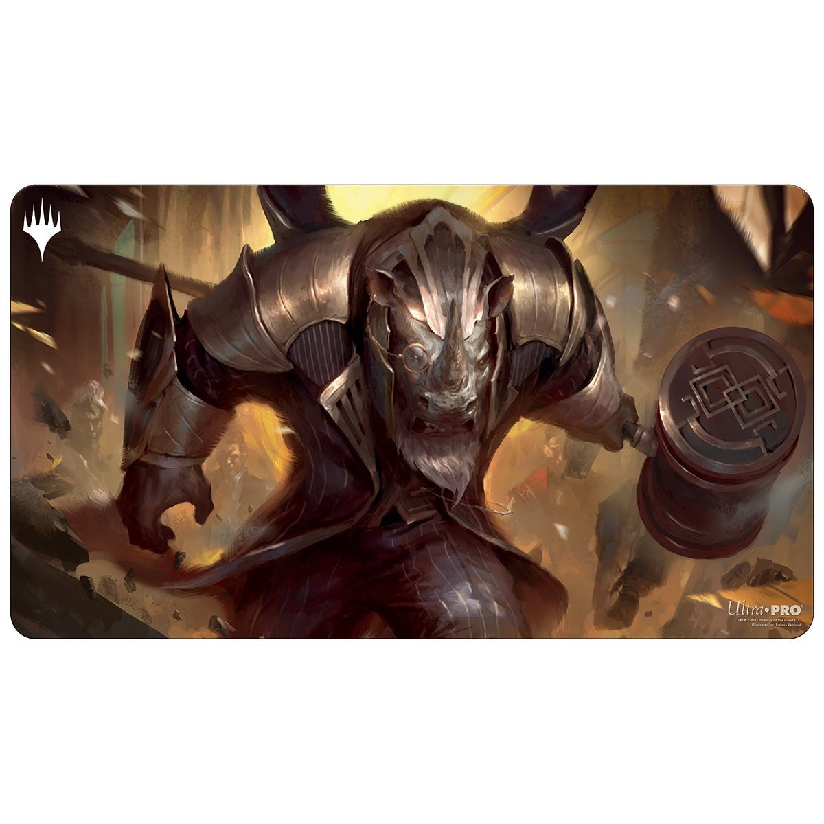 Image for Commander Streets of New Capenna Playmat Perrie, the Pulverizer (E) for Magic: The Gathering - Playmats