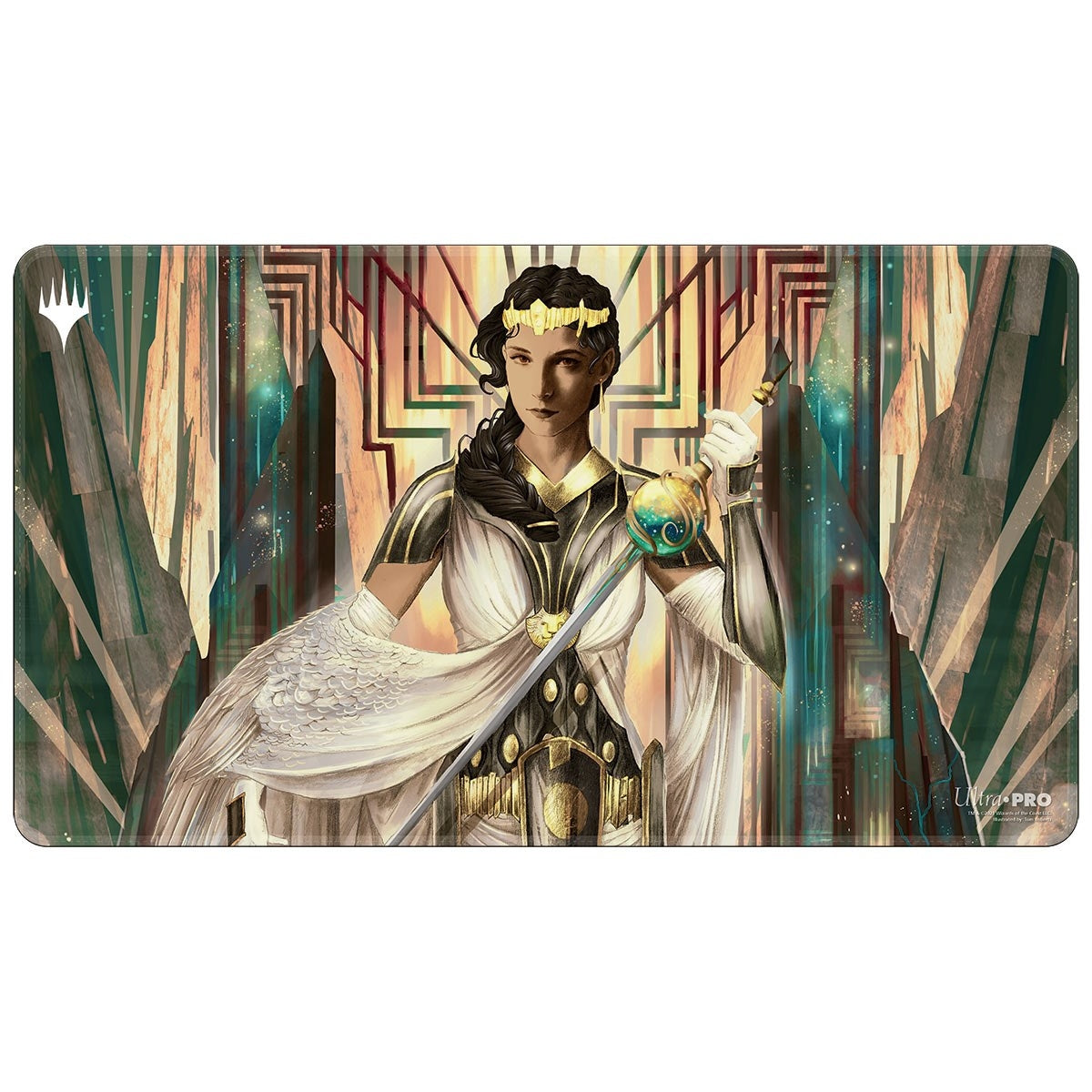 Image for Streets of New Capenna Elspeth Resplendent Holofoil Playmat for Magic: The Gathering - Playmats