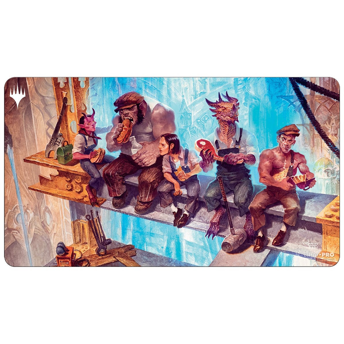 Image for Streets of New Capenna Playmat Riveteers Ascendancy (V3) for Magic: The Gathering - Playmats