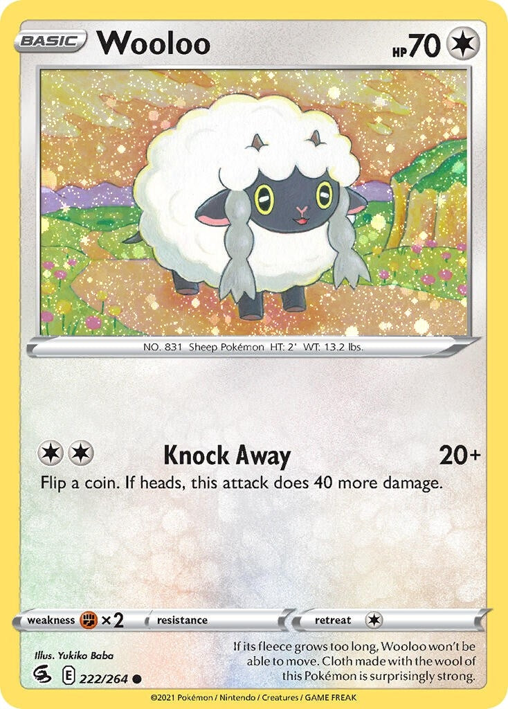Image for Wooloo - 222/264 (Cosmos Holo) (222/264) (Miscellaneous Cards & Products) (MCAP) - Pokemon