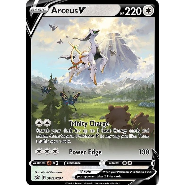 Arceus V - SWSH204 (SWSH204) (SWSH: Sword & Shield Promo Cards) - PokeBox USA