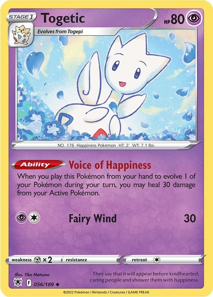 Image for Togetic (056/189) (SWSH10: Astral Radiance) - Pokemon