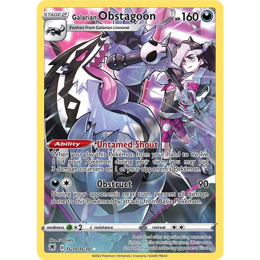 Galarian Obstagoon (TG10/TG30) (SWSH10: Astral Radiance Trainer Gallery) - PokeBox USA