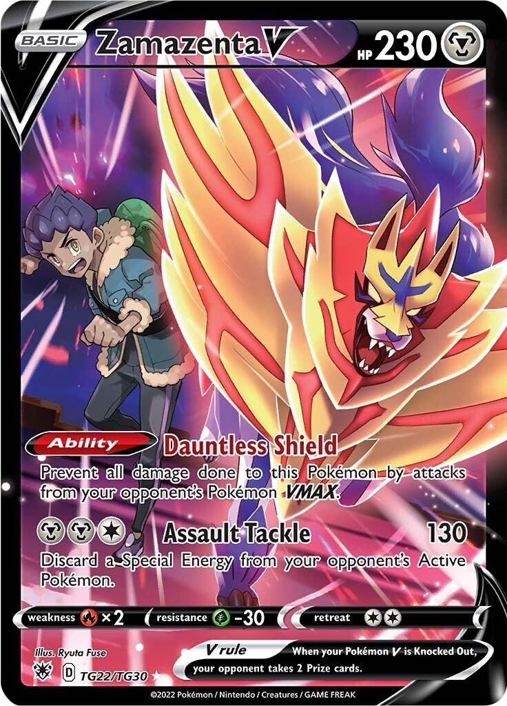 Zamazenta V (TG22/TG30) (SWSH10: Astral Radiance Trainer Gallery)