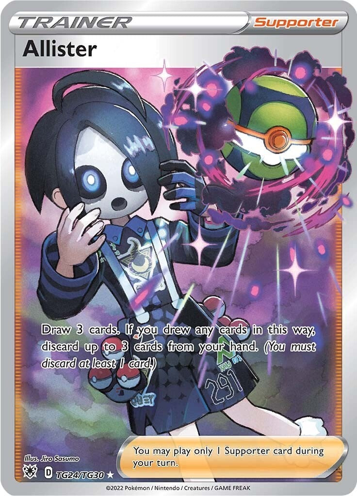 Allister (TG24/TG30) (SWSH10: Astral Radiance Trainer Gallery)