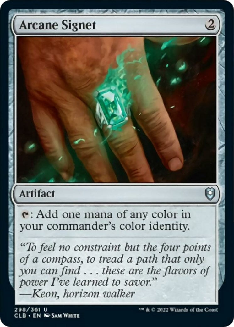 Arcane Signet (298) (Commander Legends: Battle for Baldur's Gate) - PokeBox USA