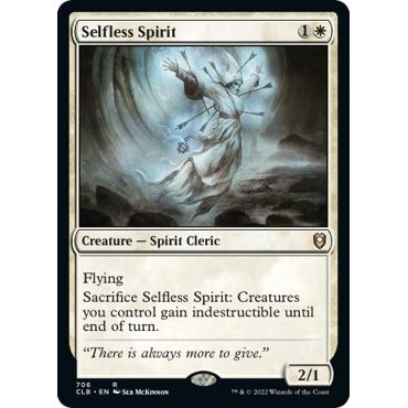 Selfless Spirit (706) (Commander Legends: Battle for Baldur's Gate) - PokeBox USA