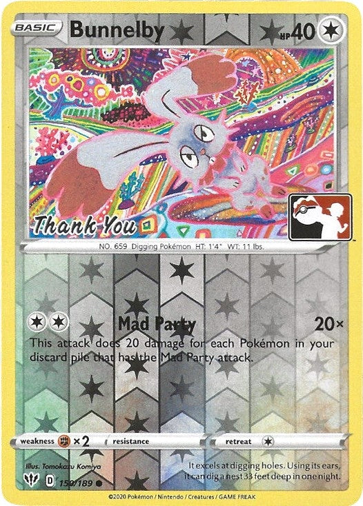 Image for Bunnelby - 150/189 (Thank You Promo) (150/189) (Miscellaneous Cards & Products) (MCAP) - Pokemon