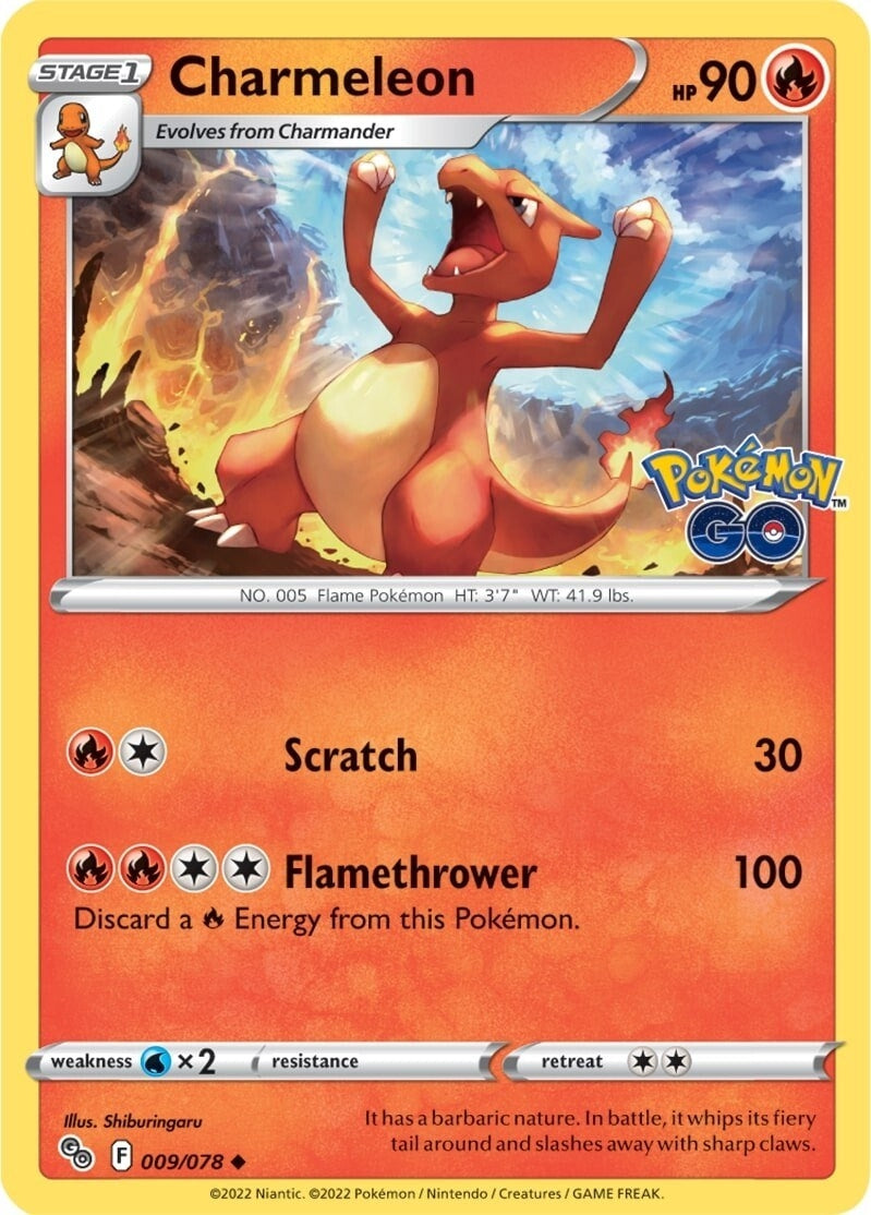 Image for Charmeleon (009/078) (Pokemon GO) (PGO) - Pokemon