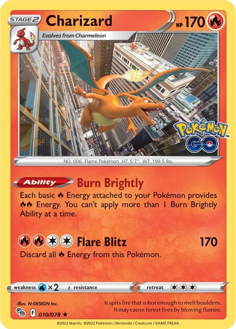 Charizard (010/078) (Pokemon GO) - PokeBox USA