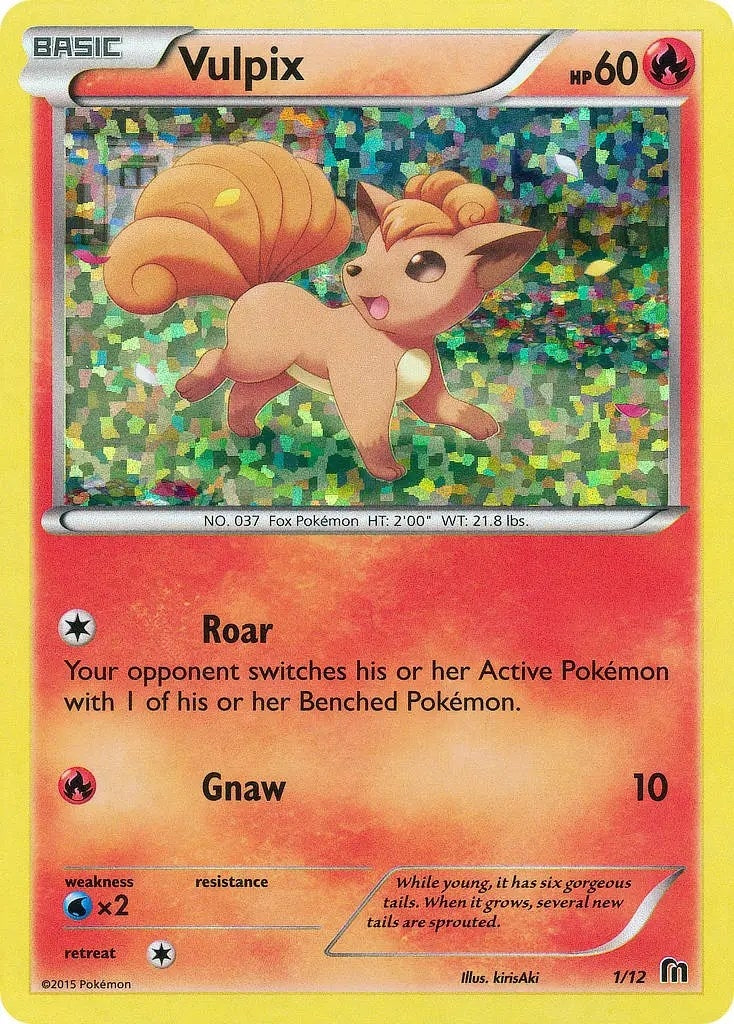 Image for Vulpix (001/012) (McDonald's Promos 2016) (M16) - Pokemon