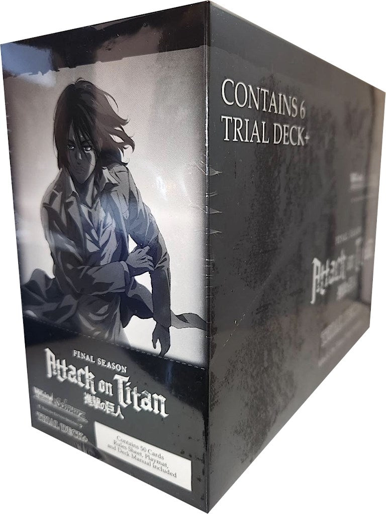 Image for Attack on Titan: Final Season Trial Deck+ Display - Weiss Schwarz
