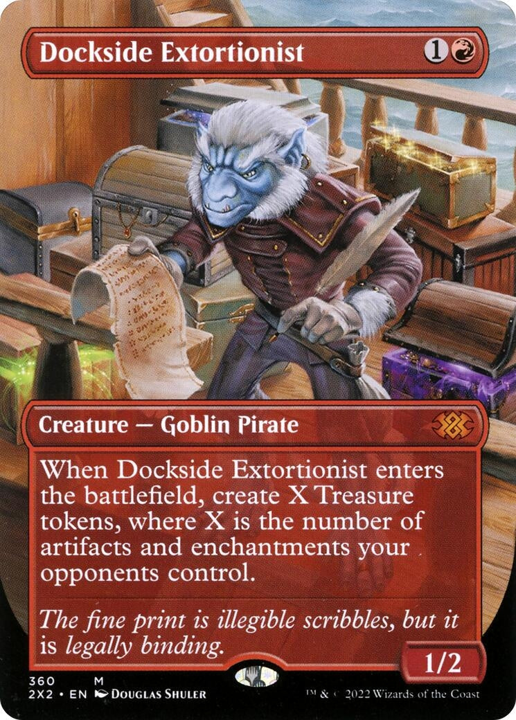 Dockside Extortionist (Borderless) (360) (Double Masters 2022) - PokeBox USA