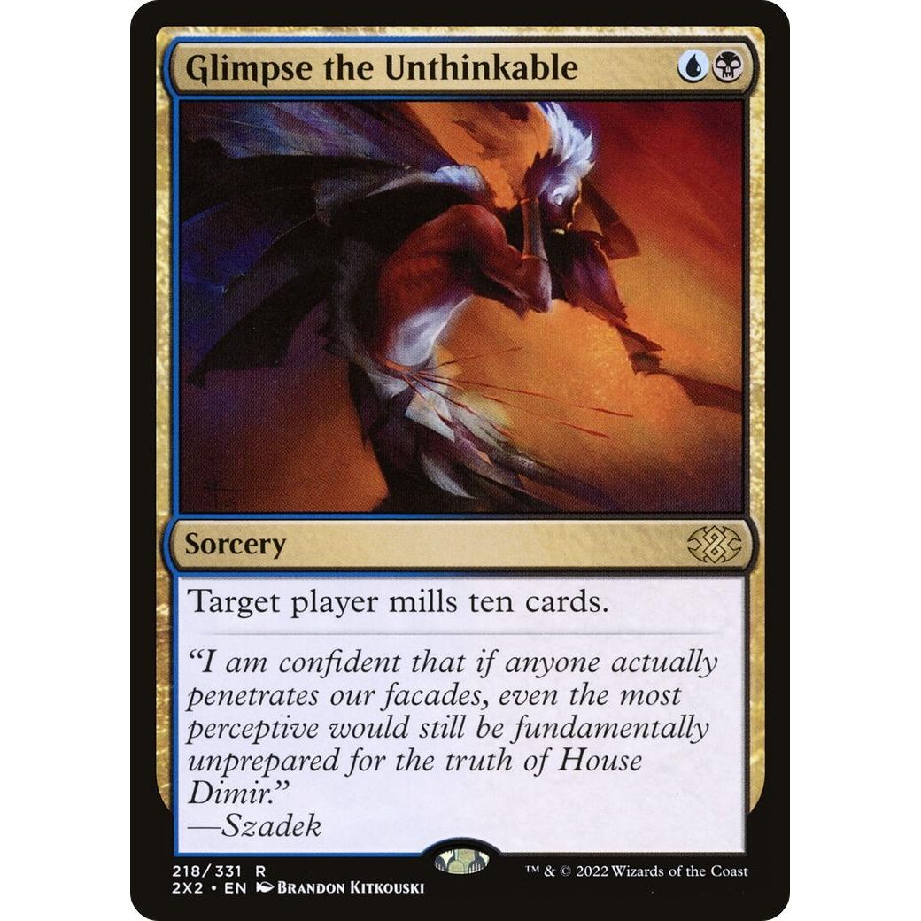 Glimpse the Unthinkable (218) (Double Masters 2022) - PokeBox USA