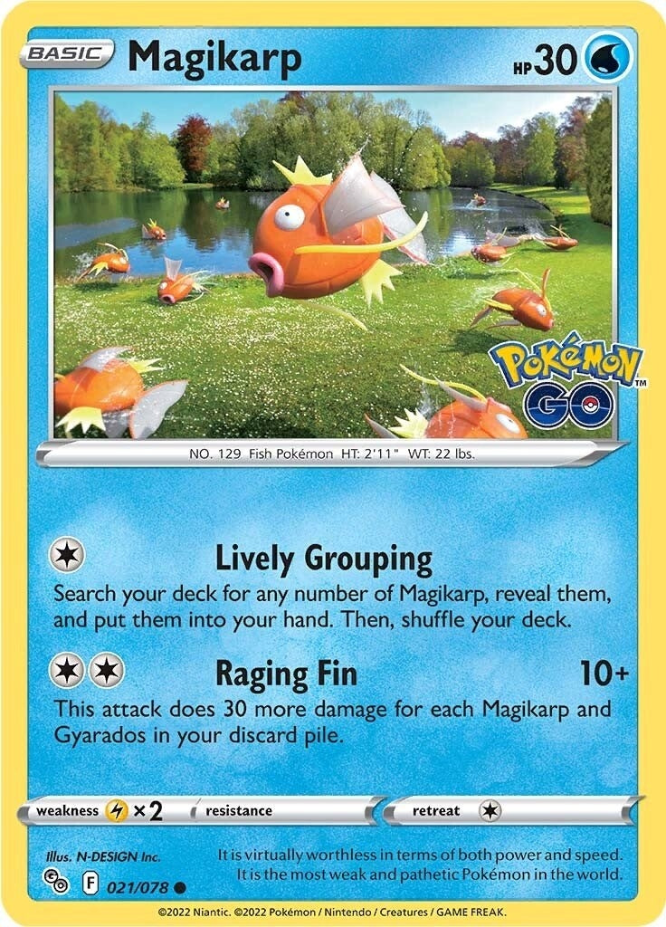 Image for Magikarp (021/078) (Pokemon GO) (PGO) - Pokemon