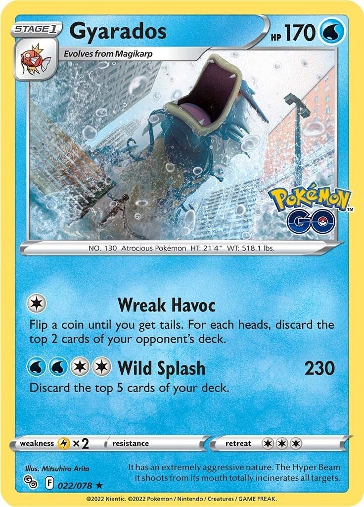 Image for Gyarados (022/078) (Pokemon GO) (PGO) - Pokemon