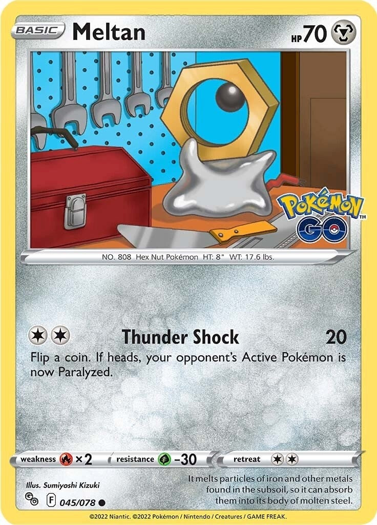 Image for Meltan (045/078) (Pokemon GO) (PGO) - Pokemon