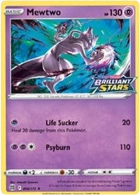 Image for Mewtwo - 056/172 (Brilliant Stars Stamped) (056/172) (Miscellaneous Cards & Products) (MCAP) - Pokemon