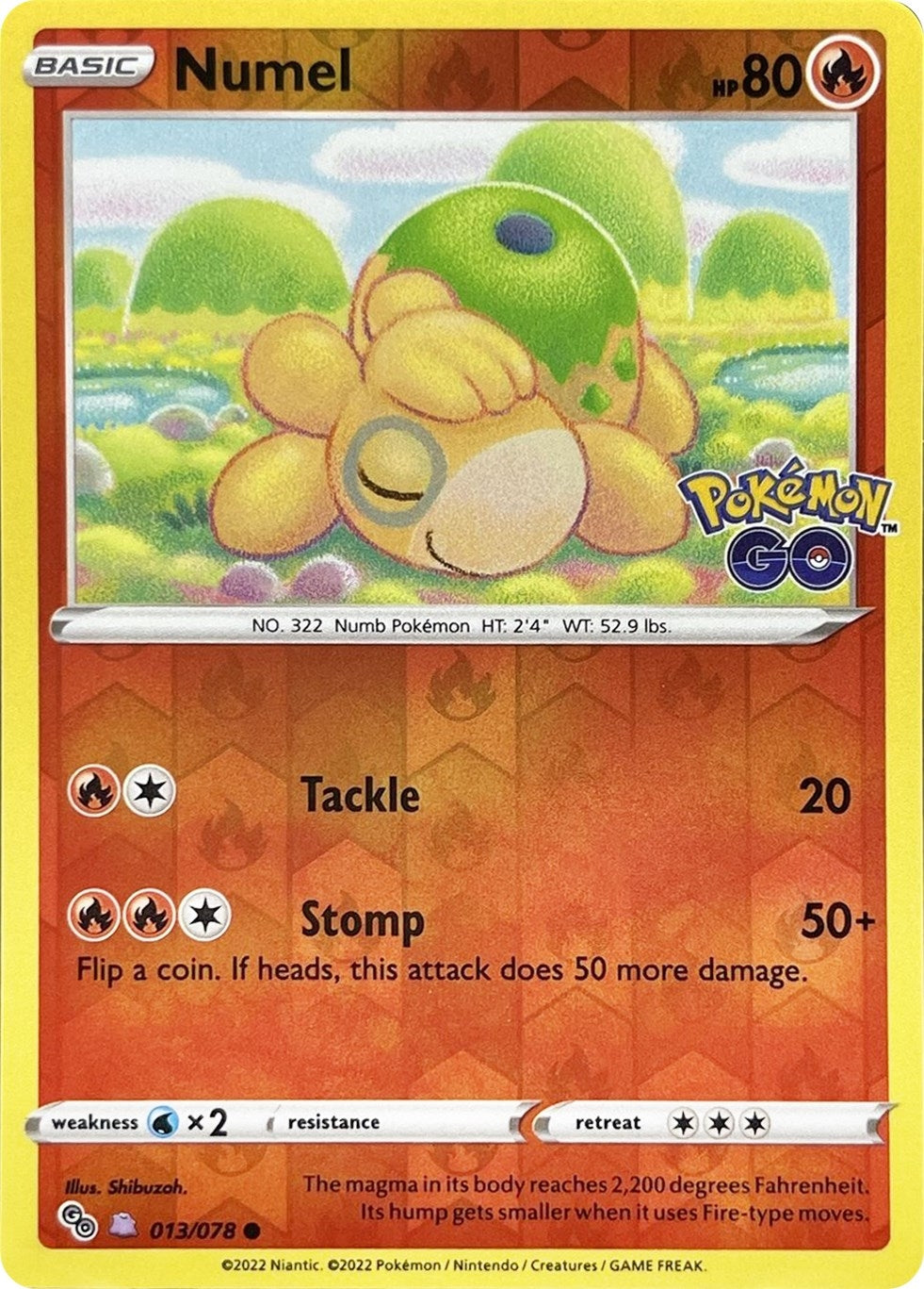 Image for Numel (Peelable Ditto) (013/078) (Pokemon GO) (PGO) - Pokemon