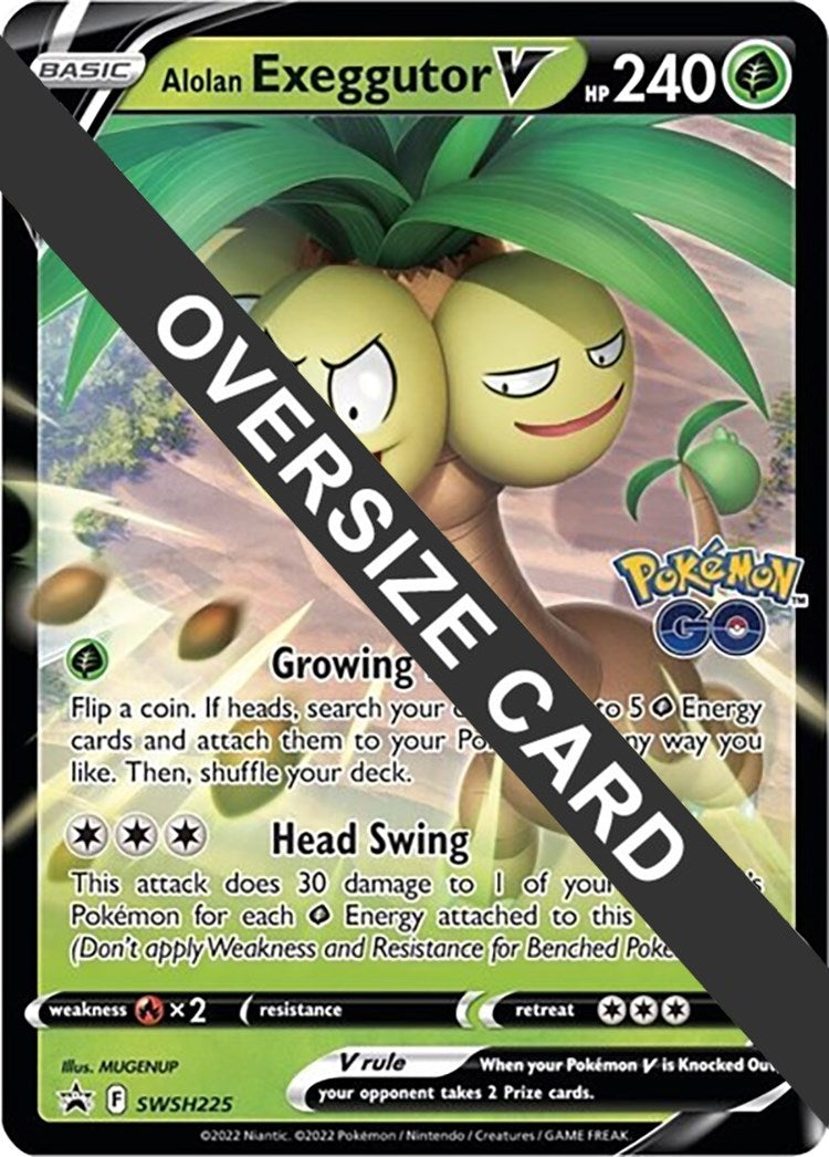 Image for Alolan Exeggutor V - SWSH225 (SWSH225) (Jumbo Cards) (PR) - Pokemon