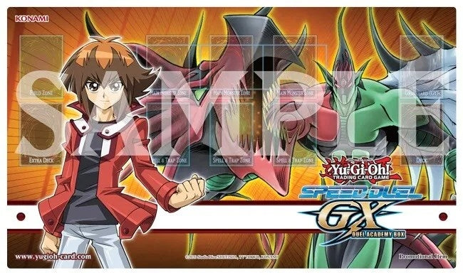 Image for Yu-Gi-Oh! 2022 Speed Duel Game Mat - Elemental HERO Flame Wingman and Jaden Yuki - Playmats