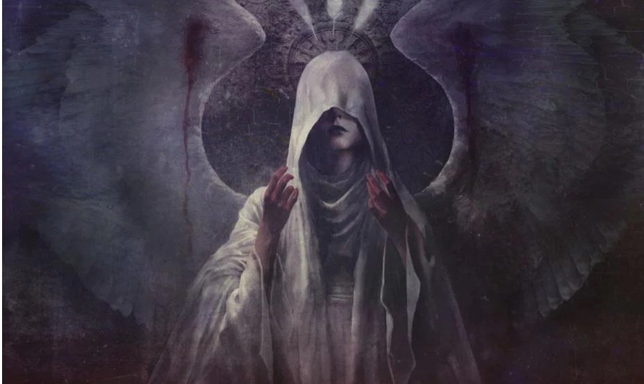 Image for GamerMats Playmat - Angel of Light (Premium Black Stitched) - Playmats