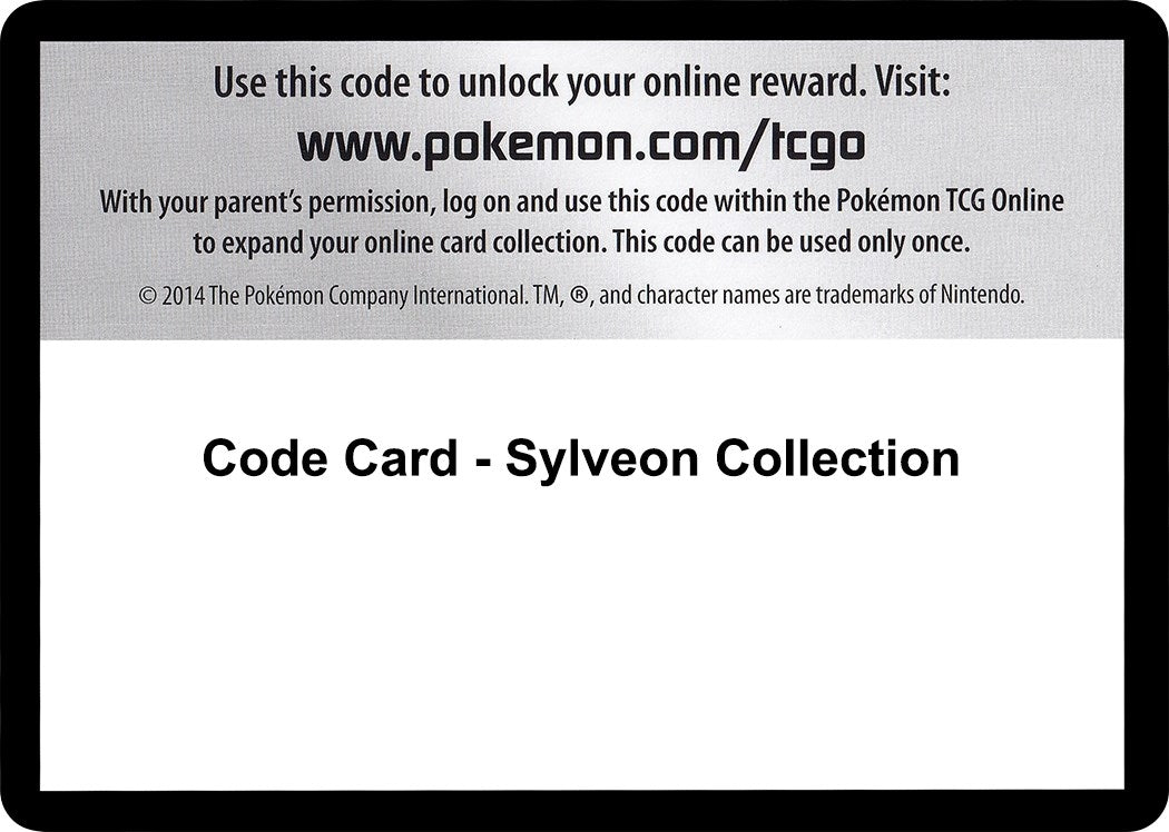 Image for Code Card - Sylveon Collection (XY Base Set) (XY) - Pokemon