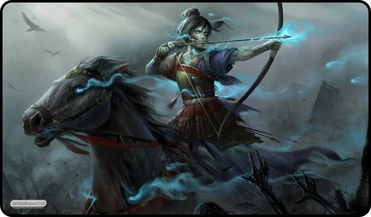 Image for GamerMats Playmat - Zombie Archer (Premium Black Stitched) - Playmats