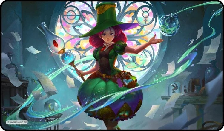 Image for GamerMats Playmat - Young Alchemist (Premium Black Stitched) - Playmats