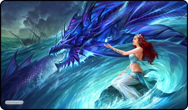 Image for GamerMats Playmat - Water Princess (Premium Black Stitched) - Playmats