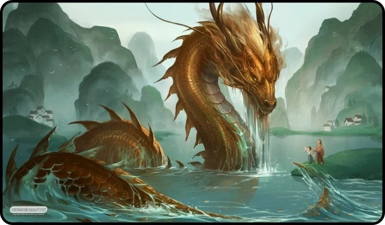 Image for GamerMats Playmat - Noble Serpent (Premium White Stitched) - Playmats