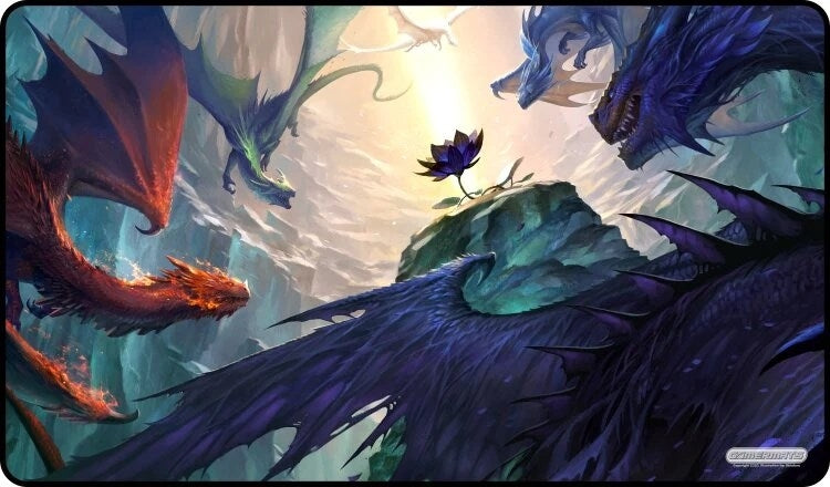 Image for GamerMats Playmat - Lotus Guardians (Premium Black Stitched) - Playmats